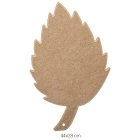 L382 Yaprak Sunumluk Ahşap Boyanabilir Obje